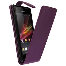 Case Fit für Handy Sony Xperia M lila ...