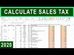 Click cell a1 and enter a name to describe the purchase price before tax, like sales price. step 3 click cell b1 and enter a name to describe the tax rate in decimal form, like sales tax rate. step 4 How To Calculate Sales Tax In Excel