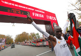 It's an impressive show of human fortitude, but it's not the future of transportation (or, in this case, public goods funding). Eliud Kipchoge Age Marathon Pace And Net Worth