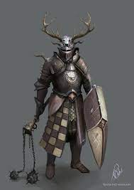 The Woodland Defender Knight Fantasy Armor Fantasy Character Design
