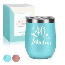 I know my limit colossal wine glass 16 reviews after discount $29.99 $24.99 Buy 40th Birthday Gifts For Women 40 And Fabulous 40th Birthday Gift Ideas For Turning Forty 1979 Birthday Gifts Or Presents For Her 12oz Stainless Steel Insulated Wine Tumbler With Lid
