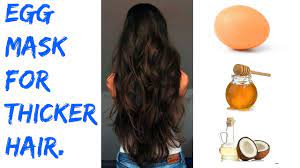 Egg, olive oil and honey hair mask. How To Get Thicker Hair Naturally Twentyonewith Ak Youtube