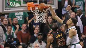 Lebron james' cleveland cavaliers emerged victorious in last night's game 7 of the eastern conference final, eliminating a youthful boston celtics team spearheaded in scoring by rookie jayson tatum who produced a monstrous dunk over the king during the fourth quarter. Celtics Jayson Tatum Has A Picture Of His Dunk On Lebron James Sports Illustrated