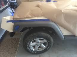 How To Paint Your Fender Flares Jeep Wrangler Tj Forum