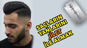 Sacin Yanlarini Jilet Ile Almak Youtube