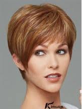 Front Lace Human Hair Wigs With Monofilament Cropped Length Boycuts