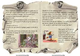 Tapuscrit Le Monstre Poilu Texte 3 Henriette Bichonnier Pef Cycle 2 Le Monstre Poilu Monstre Poilus