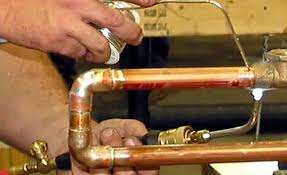 This is likely to be a very old home and / or a very expensive home. Solder Flux Avoid These Common Pitfalls When Sweating A Copper Joint 2016 06 13 Plumbing Mechanical