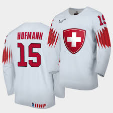 Hofmann participated at the 2012 world junior ice hockey championships as a member of the switzerland men's national. Switzerland Gregory Hofmann 15 Red 2020 Iihf World Championship Away Breakaway Player Jersey