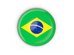Here you can explore hq brazil flag transparent illustrations, icons and clipart with filter setting like size, type, color etc. Round Button With Metal Frame Illustration Of Flag Of Brazil