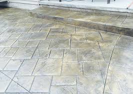 Our range of products include vertical wall stamped concrete, stamped concrete, decorative stamped concrete, commercial building stamped concrete, garden stone pattern stamped concrete and european fan stamped concrete. Notched Old English Ashlar Slate Palermo Concrete Inc