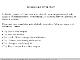 A template you can copy, adjust, and have ready in 15 minutes. Hr Associate Cover Letter