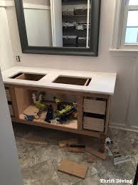build a diy bathroom vanity part 6