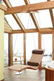 Schwebeliege Siesta Heaven First Class Holz Schwebeliege Schaukelliege Ruheraum