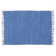 Die starke wirkung des balauen teppichs auf dem holzboden kann man ebenfalls am nächsten beispiel erkennen. Blauer Teppich Aus Abano Baumwolle Carpetliving Com