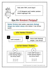 Oleh itu, np mempunyai hanya dua pembahagi (nombor itu sendiri sukatan matematik bagi tahun 6 yang terbaru telah memasukkan tajuk nombor perdana. Mt Tahun 6 Nombor Daricikguuntukcikgu Facebook