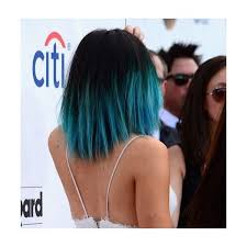 Short Black Hair Short Ombre Hair Blue Ombre Hair Jenner Hair
