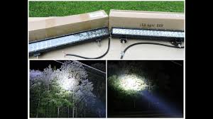 Cree Vs Osram Led Light Bar Comparison Youtube