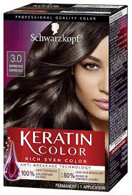 With celebrity hair pegs, of course! Amazon Com Schwarzkopf Keratin Color Permanent Hair Color Cream 3 0 Espresso Beauty