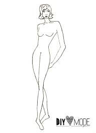 Diy Modezeichnen Kostenlose Vorlage Frau Model Download Runterladen Mode Zeichnen Kleider Zeichnen Frau Zeichnen