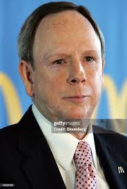 James Skinner, chief executive officer of McDonald's Corp., addresses...  News Photo