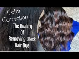 For removing black, you need to mix the two products together. Color Correction The Reality Of Removing Black Hair Dye Youtube