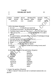 These trivia questions will sort out the true dahl experts from all the rest! Roald Dahl S Short Story Taste Quiz Worksheet Esl Worksheet By Edacaki