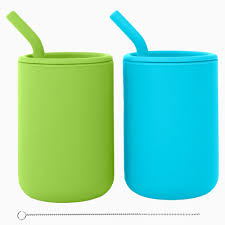 WeeSprout | Silicone Straw Cups with ...