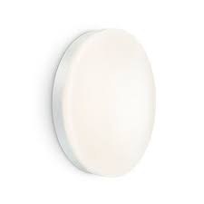 Stairwell lighting typically operates continuously at full output despite very low, intermittent use. Contemporary Wall Light Coreline Philips Lighting France Indal Polycarbonate Polyamide Round