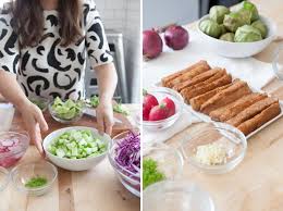 Caterers walked around broad street, just outside the new york stock exchange in manhattan cardboard blue apron boxes to sample ramen noodles (with sweet corn and kirby cucumbers) and fish tacos (wild alaskan rockfish, red cabbage, and. Blue Apron Update Fish Taco Recipe