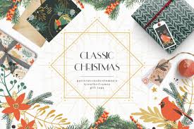 Classic Christmas Winter Clipart Set Graphic By Dinkoobraz Creative Fabrica