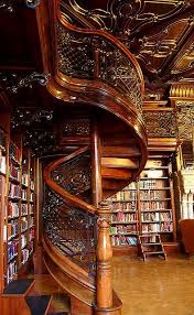 Pin By Lillith Lomni On Bookshelves Reading Places Home Libraries Spiral Stairs Stairs