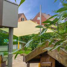 Sonnenschutz Im Kindergarten Sonnensegel Sonnenschutz Segel