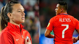 «estoy con muchas ganas de viajar ya. Afiche Publicitario Pone A Alexis Sanchez A La Misma Altura De Christiane Endler