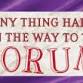 A Funny Thing Happened on the Way to the Forum
