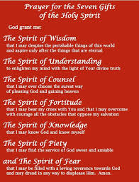 Gifts Of The Holy Spirit Prayer Scriptures Bible Prayers Faith Prayer
