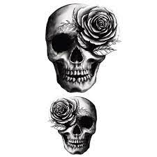 Mort du dernier général du dark kingdom, kunzite. Tatouage Ephemere Temporaire Tete De Mort Fleurie Pack Tattoo Your Style