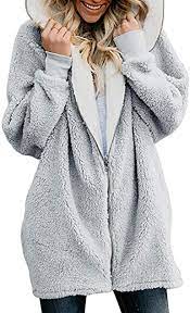 Tarif spécial pour étudiant, marquage de votre logo en sérigraphie, flocage ou broderie sur notre gamme de pull personnalisé pas cher, sweat de promo pour école ou bde et veste imprimé ou brodé personnalisable Manteau Mi Long Femme Hiver Hoodies Sweatshirt Avec Capuche Chaude Casual Gilet Veste Sweats Cardigan Longue En Polaire Amazon Fr Vetements Et Accessoires