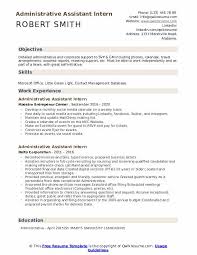 The average hourly rate for office assistant ranges from $16 to $21 with the average hourly pay of $18. Administrative Assistant Intern Resume Samples Qwikresume