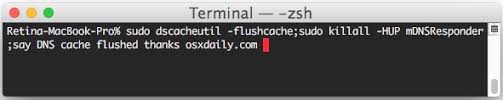 Open terminal by discovering it with spotlight, launchpad, or finder. How To Flush Dns Cache In Os X El Capitan Osxdaily