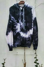 Black And White Tie Dye Hoodie Tie Die Sweater Black And White Tie Dye Hoodie Black Fashion Hoodies