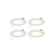 3 inch led pot lights. Illume 3 Inch Led Recessed Panel Light Kit 4 Pack The Home Depot Canada