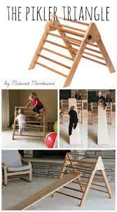 The Pikler Triangle Montessori Playroom Kids Climbing Montessori