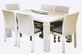 Tables and chairs for all kinds of indoor and outdoor events. Top Sale White Outdoor Furniture Rattan Table And Chair Rattan Table Rattan Tables And Chairstable And Chairs Aliexpress