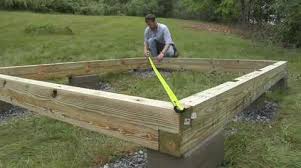 Build a perimeter for your storage shed. How To Build A Foundation And Frame A Floor For A Garden Shed Fine Homebuilding