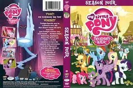 On saturday, march 24 at 11:30a/10:30c, discovery family premieres the eighth season of my little pony: My Little Pony Friendship Is Magic Season 4 2014 R1 Dvd Cover Dvdcover Com