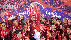 Premier league champions liverpool will be handed the trophy after wednesday's game with chelsea at anfield, having romped to the title with a. Henderson Amazing Moment To Lift Premier League Trophy On The Kop