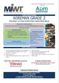 Senarai syarikat yang menawarkan latihan industri 2013. Miwt Training Centre Miwt Training Centre Ingin Menawarkan Kursus Bagi Program Latihan Kompentasi Kemahiran Belia Bagi Kemasukkan 15 Mei 2019 Dibawah Tajaan Cidb Kursus Wireman Grade 2 Kelebihannya Adalah
