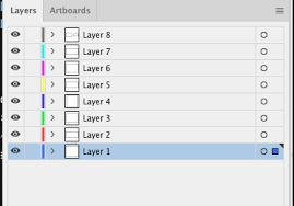 The lock menus are disabled when you're . How Do I Bulk Select Consecutive Target Layers In The Layers Panel In Illustrator Graphic Design Stack Exchange