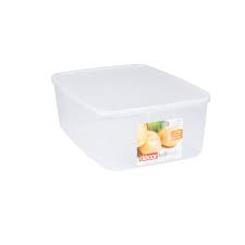 Modern food containers + storage. Decor Tellfresh Oblong Container 143x203x373mm Clear 10l Winc